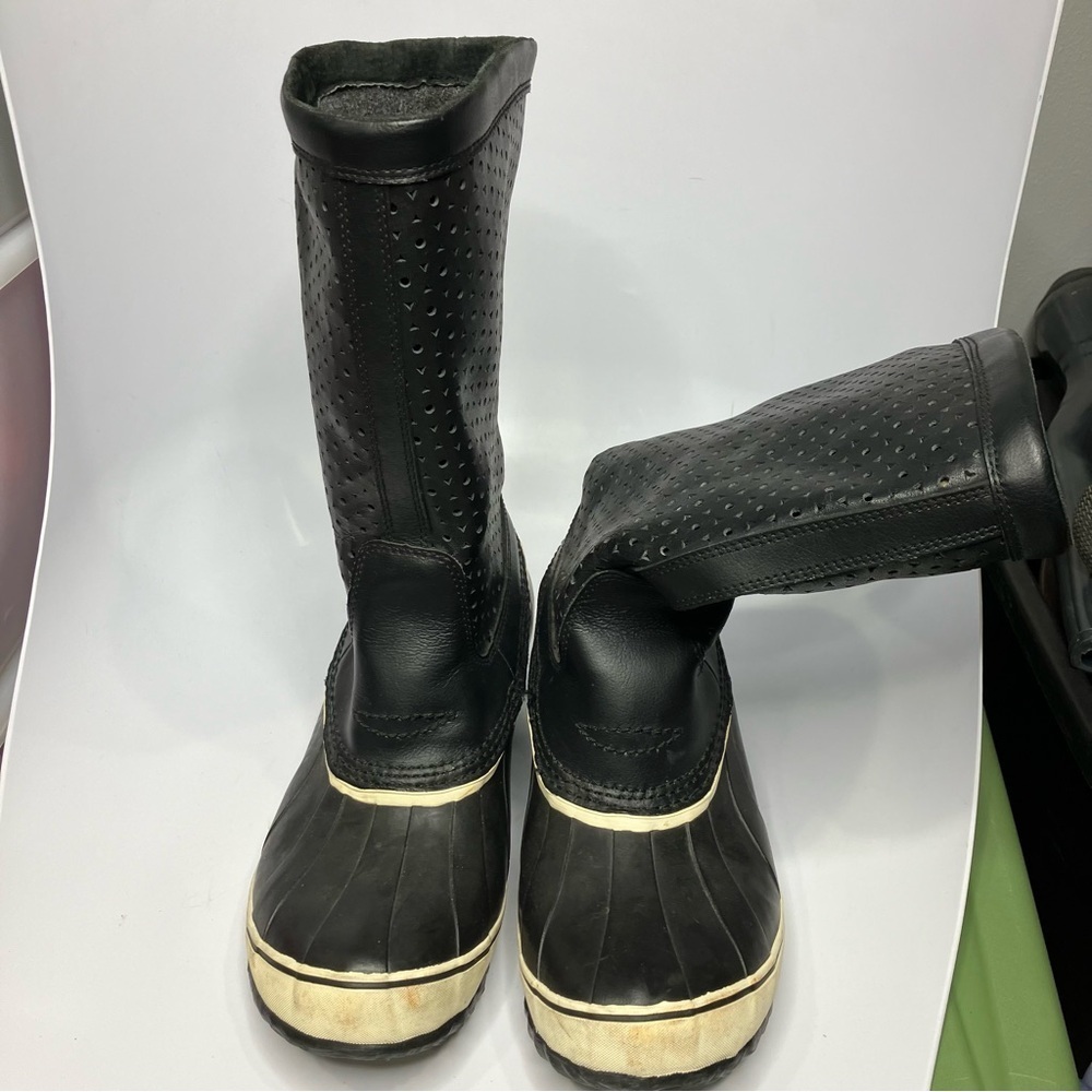 Sorel Sorelli tall insulated rain boots black size 12β - Picture 6 of 10